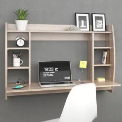 Bureau Mural "Max" Sonoma Avec Station De Chargement USB Vicco -France Bureau Soldes 2022 59244418 5