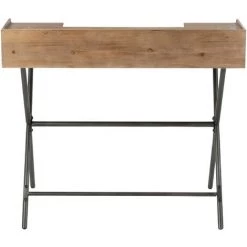 LES TENDANCES Bureau Secrétaire En Bois 2 Rangements Suzie L 104 Cm 11 LES TENDANCES Bureau Secrétaire En Bois 2 Rangements Suzie L 104 Cm -France Bureau Soldes 2022 59277989 5