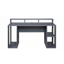 Paris Prix - Bureau Design "gamer" 160cm Anthracite