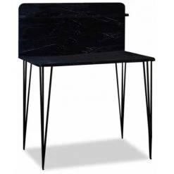 Paris Prix - Bureau Avec étagère Design "segma" 115cm Noir