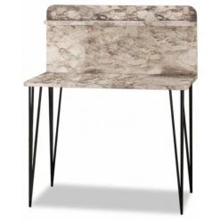 Paris Prix - Bureau Avec étagère Design "segma" 115cm Blanc