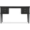 COTECOSY Bureau 4 Tiroirs Rivoli Noir - Noir