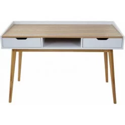 DéCOSHOP26 Bureau Avec Tiroirs De Rangement Compartiment De Rangement 120x55cm MDF Aspect Frêne - Noir 9 DéCOSHOP26 Bureau Avec Tiroirs De Rangement Compartiment De Rangement 120x55cm MDF Aspect Frêne - Noir -France Bureau Soldes 2022 59683146 3