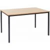 DéCOSHOP26 Bureau Table De Conférence 120x80cm MDF Aspect Hêtre - Noir -France Bureau Soldes 2022 59683158 1