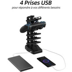 DMTOOL GEEMAX Bureau Gamer étudiant PC Informatique Bureau De Gaming 6 LED 140 X 60 X 75 Cm Noir -France Bureau Soldes 2022 59919289 5