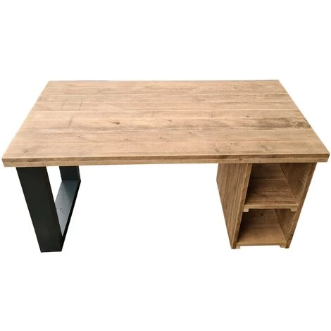 Wood4you Desk San Diego - Bois D'échafaudage 190Lx55Dx75H Anthracite 7 Wood4you Desk San Diego - Bois D'échafaudage 190Lx55Dx75H Anthracite – Image 5