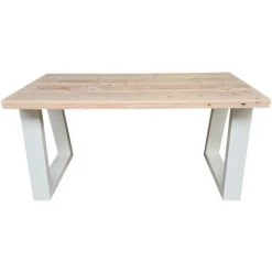 Wood4you Bureau Vancouver épicéa 140Lx76Px75H Blanc