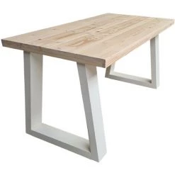 Wood4you Bureau Vancouver épicéa 140Lx76Px75H Blanc -France Bureau Soldes 2022 59962475 5