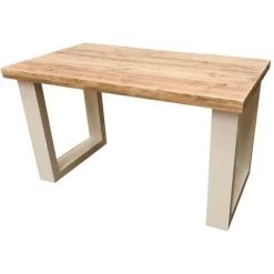FALSE Wood4you Desk New England échafaudage Bois 120Lx74Px75H Blanc -France Bureau Soldes 2022 59962533 4