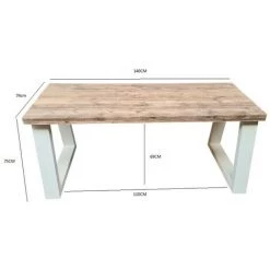 FALSE Wood4you Bureau Vancouver échafaudage Bois 140Lx74Px75H Blanc 11 FALSE Wood4you Bureau Vancouver échafaudage Bois 140Lx74Px75H Blanc -France Bureau Soldes 2022 59962535 5