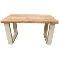 FALSE Wood4you Desk New England échafaudage Bois 150Lx74Px75H Blanc -France Bureau Soldes 2022 59962555 5