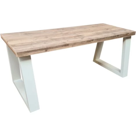 FALSE Wood4you Bureau Vancouver échafaudage Bois 130Lx55Px75H Blanc 3 FALSE Wood4you Bureau Vancouver échafaudage Bois 130Lx55Px75H Blanc