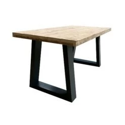 FALSE Wood4you Bureau Vancouver échafaudage Bois 130Lx55Px75H Anthracite -France Bureau Soldes 2022 59962746 3