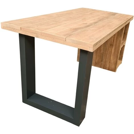 FALSE Wood4you Bureau San Diego - échafaudage Bois 160Lx55Px75H Anthracite 5 FALSE Wood4you Bureau San Diego - échafaudage Bois 160Lx55Px75H Anthracite – Image 3