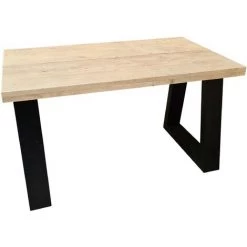 FALSE Wood4you Bureau Vancouver échafaudage Bois 150Lx74Px75H Noir