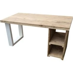 Wood4you Bureau San Diego - Bois D'échafaudage 150Lx74Px75H Cm Blanc 9 Wood4you Bureau San Diego - Bois D'échafaudage 150Lx74Px75H Cm Blanc -France Bureau Soldes 2022 59962941 3