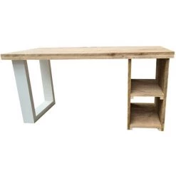 Wood4you Bureau San Diego - Bois D'échafaudage 150Lx74Px75H Cm Blanc 11 Wood4you Bureau San Diego - Bois D'échafaudage 150Lx74Px75H Cm Blanc -France Bureau Soldes 2022 59962941 5