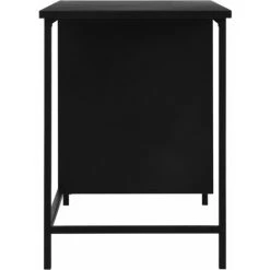 NOVA Bureau Avec Tiroirs Industriels 120 X 55 X 75 Cm En Acier Noir -France Bureau Soldes 2022 59980624 5