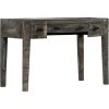 NOVA Black Desk 110x50x75cm En Bois De Mangue Solide