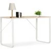 NOVA Bureau Pour Table D'ordinateur PC Office D'étude En Métal Différentes Couleurs Des Modèles : White Et Oak 120x60x73 2 NOVA Bureau Pour Table D'ordinateur PC Office D'étude En Métal Différentes Couleurs Des Modèles : White Et Oak 120x60x73 -France Bureau Soldes 2022 59980803 1