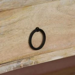 NOVA Bureau En Bois Massif En Mangue Et Acier 110x50x96 Cm -France Bureau Soldes 2022 59981095 2