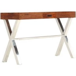 NOVA Bureau En Sheesham Solide Et Acacia 110x50x76 Cm -France Bureau Soldes 2022 59995316 3