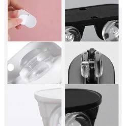 DENUOTOP Bureau 16 Pièces Roues De Rouleau De Poubelle Meubles Unidirectionnelle Poulie De Boîte De Rangement Résistant à L'usure Sans Bruit, Pour Pots De Fleurs, Petits Appareils De Chauffage Etc—Noir + Blanc 9 DENUOTOP Bureau 16 Pièces Roues De Rouleau De Poubelle Meubles Unidirectionnelle Poulie De Boîte De Rangement Résistant à L'usure Sans Bruit, Pour Pots De Fleurs, Petits Appareils De Chauffage Etc—Noir + Blanc -France Bureau Soldes 2022 60005901 3