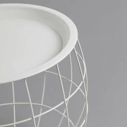 3 Tables Centrales Rondes Baloon Thinia Home - Blanc -France Bureau Soldes 2022 60088996 3