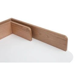 MILIBOO & STÉPHANE PLAZA Bureau D'angle Scandinave Bois Et Blanc TOGARY - Miliboo & Stéphane Plaza - Bois Clair / Blanc -France Bureau Soldes 2022 60089798 4