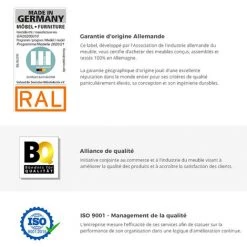 Bureau Coloris Graphite/effet Acier - Longueur 140 X Hauteur 75 X Profondeur 70 Cm -PEGANE- 10 Bureau Coloris Graphite/effet Acier - Longueur 140 X Hauteur 75 X Profondeur 70 Cm -PEGANE- -France Bureau Soldes 2022 60152427 4