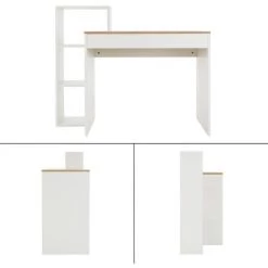 ML-DESIGN Bureau Avec étagères Bureau Pour PC Blanc/chêne Sonoma Système 2 En 1 Moderne 9 ML-DESIGN Bureau Avec étagères Bureau Pour PC Blanc/chêne Sonoma Système 2 En 1 Moderne -France Bureau Soldes 2022 60163252 3