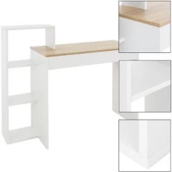 ML-DESIGN Bureau Avec étagères Bureau Pour PC Blanc/chêne Sonoma Système 2 En 1 Moderne 10 ML-DESIGN Bureau Avec étagères Bureau Pour PC Blanc/chêne Sonoma Système 2 En 1 Moderne -France Bureau Soldes 2022 60163252 4