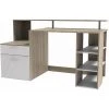 HABITAT & JARDIN Bureau "Lune" - 140 X 55 X 93 Cm - Chêne / Blanc -France Bureau Soldes 2022 60177522 1