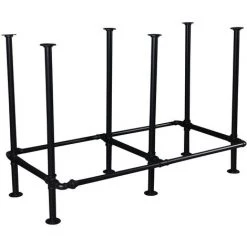 IKAYAA Kit De Tuyau Rétro Industriel Robuste Pour Table De Bar Cadre En Métal De Cuisine Rustique Base De Table De Style Vintage Robuste Pour Meubles De Bureau à Domicile (le Dessus De Table N'est Pas Inclus) - Le Noir - Le Noir 9 IKAYAA Kit De Tuyau Rétro Industriel Robuste Pour Table De Bar Cadre En Métal De Cuisine Rustique Base De Table De Style Vintage Robuste Pour Meubles De Bureau à Domicile (le Dessus De Table N'est Pas Inclus) - Le Noir - Le Noir -France Bureau Soldes 2022 60364821 3