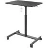 IKAYAA Bureau D'ordinateur Portable Réglable En Hauteur Pneumatique Assis Et Debout Bureau D'ordinateur Portable Mobile Chariot Roulant Sur La Table De Lit Poste De Travail De Conception Ergonomique Pour Les Bureaux, La Maison, La Chambre à Coucher, Les Salles D -France Bureau Soldes 2022 60365045 1