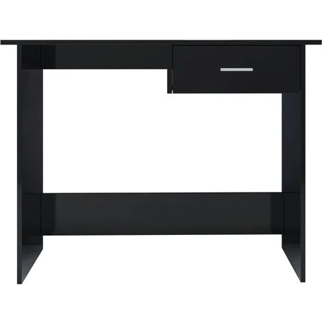 Topdeal Bureau Noir Brillant 100 X 50 X 76 Cm Aggloméré FF800556_FR 6 Topdeal Bureau Noir Brillant 100 X 50 X 76 Cm Aggloméré FF800556_FR – Image 4
