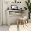 Topdeal Bureau Blanc Brillant 90x50x74 Cm Aggloméré FF801176_FR -France Bureau Soldes 2022 60372363 1