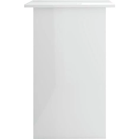 Topdeal Bureau Blanc Brillant 90x50x74 Cm Aggloméré FF801176_FR 7 Topdeal Bureau Blanc Brillant 90x50x74 Cm Aggloméré FF801176_FR – Image 5