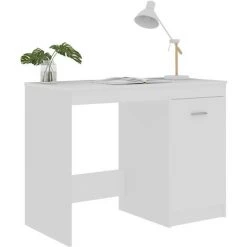 Topdeal Bureau Blanc 100x50x76 Cm Aggloméré FF801796_FR -France Bureau Soldes 2022 60372398 4