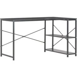 INLIFE Bureau D'ordinateur Noir 120 X 72 X 70 Cm -France Bureau Soldes 2022 60598743 2