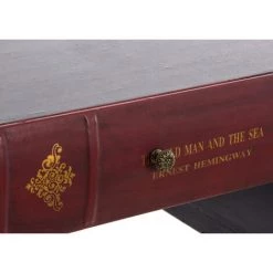 Bureau En Bois Coloris Marron Et Polyuréthane Motif Livre - Longueur 110 X Hauteur 90 X Profondeur 40 Cm -PEGANE- 9 Bureau En Bois Coloris Marron Et Polyuréthane Motif Livre - Longueur 110 X Hauteur 90 X Profondeur 40 Cm -PEGANE- -France Bureau Soldes 2022 60661954 4