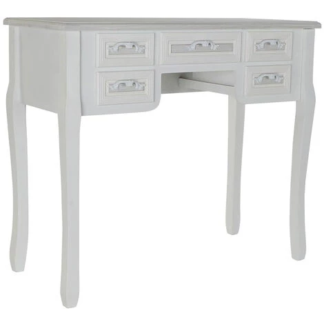 Bureau En MDF Coloris Blanc - Longueur 90 X Hauteur 78 X Profondeur 40 Cm -PEGANE- 3 Bureau En MDF Coloris Blanc - Longueur 90 X Hauteur 78 X Profondeur 40 Cm -PEGANE-