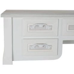 Bureau En MDF Coloris Blanc - Longueur 90 X Hauteur 78 X Profondeur 40 Cm -PEGANE- 9 Bureau En MDF Coloris Blanc - Longueur 90 X Hauteur 78 X Profondeur 40 Cm -PEGANE- -France Bureau Soldes 2022 60662406 4