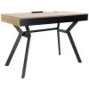 Bureau En MDF Coloris Marron Et Métal Noir - Longueur 110 X Hauteur 76 X Profondeur 55 Cm -PEGANE- 2 Bureau En MDF Coloris Marron Et Métal Noir - Longueur 110 X Hauteur 76 X Profondeur 55 Cm -PEGANE- -France Bureau Soldes 2022 60663608 1