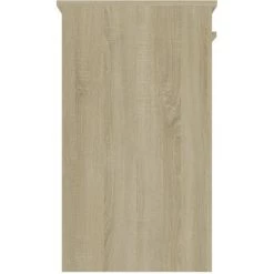 NOVA Bureau D'armoire PC En Bois Avec 3 Tiroirs Bureau De Bureau De Bureau Différentes Couleurs Couleur : Chêne Blanc Et Sonoma -France Bureau Soldes 2022 60805933 5