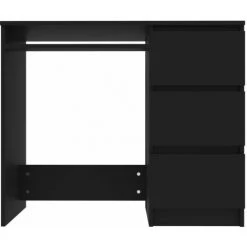 NOVA Bureau D'armoire PC En Bois Avec 3 Tiroirs Bureau De Bureau De Bureau Différentes Couleurs Couleur : Le Noir 10 NOVA Bureau D'armoire PC En Bois Avec 3 Tiroirs Bureau De Bureau De Bureau Différentes Couleurs Couleur : Le Noir -France Bureau Soldes 2022 60806353 4