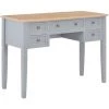 NOVA Table De Bureau PC Schrito Avec Des Tiroirs élégants Différentes Couleurs Couleur : Gris Naturel