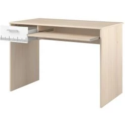 Bureau Enfant Avec Tiroir Et Tablette Coulissante L108,5 Cm - Charly - Calicosy - Bois Clair -France Bureau Soldes 2022 60869353 5