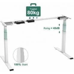 MAIDeSITe Bureau Assis Debout Electrique Bureau Réglable Debout T2Z Pro-Girse -France Bureau Soldes 2022 60907484 4