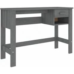 FIMEI Bureau Gris Foncé 110x40x75 Cm Bois Massif De Pin 8 FIMEI Bureau Gris Foncé 110x40x75 Cm Bois Massif De Pin -France Bureau Soldes 2022 60966905 2